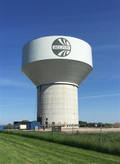 Image of the Belton Water Tower